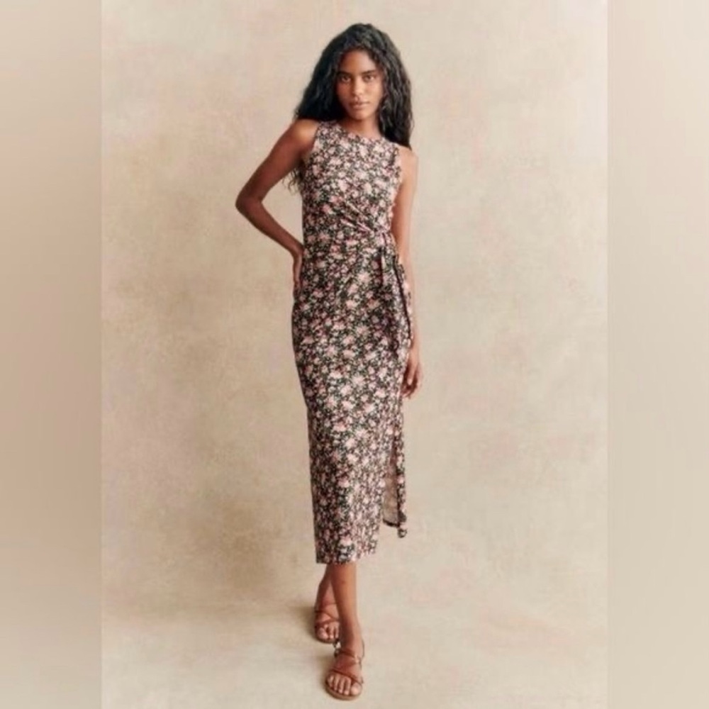 Sezane Pippae Dress Multicolor Floral Size Small